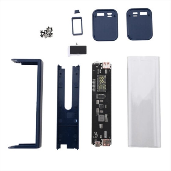 Rechargeable Battery Sets with Main Board and Case 18650 Li-Ion Blue